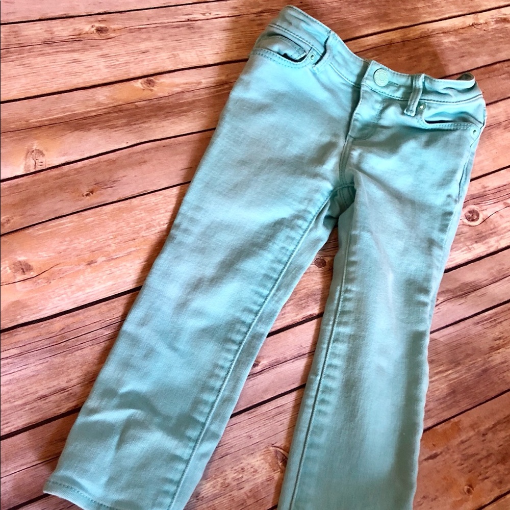 Gap Stretch, Skinny Jeans Size 3T—Teal